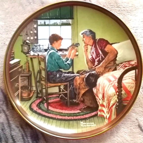 Norman Rockwell Limited Edition numbered plate by the Knowles Fine China company - Picture 1 of 7